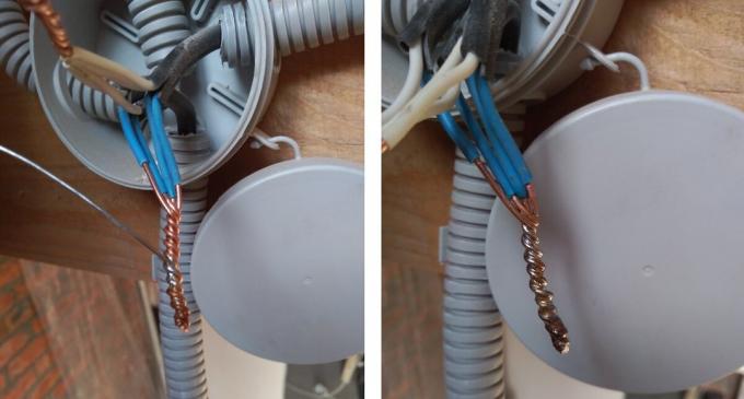 Spike ledninger uten loddebolt! Operasjonsmetode ved bruk av en gassbrenner!