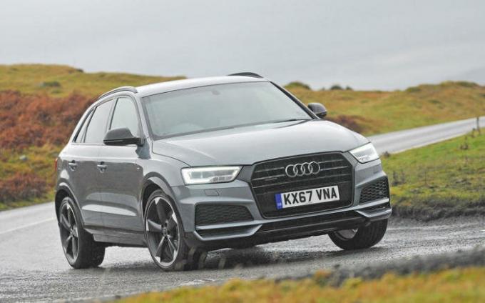 Audi Q3 subcompact crossover er rett og slett utdatert. | Foto: autocar.co.uk. 