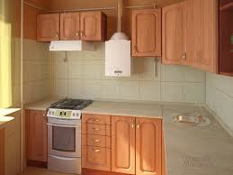 interiør i et lite kjøkken med gassvarmer
