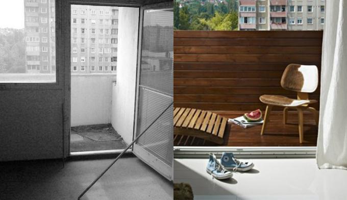 Ødelagte paneler i en luksusleilighet: før og etter bilder