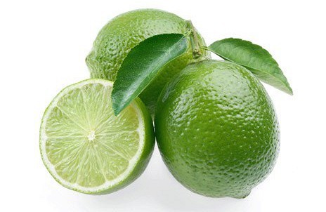 En lime fruktplakat er perfekt for et kalkfarget kjøkken.