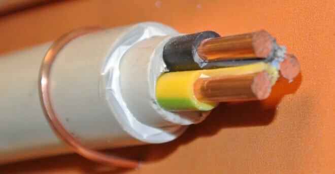 Figur 2: Utseende NYM kabel