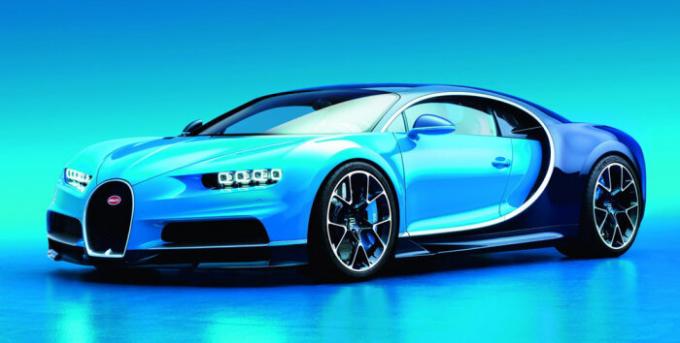 Den mest attraktive bilen i verden - Bugatti Chiron. 