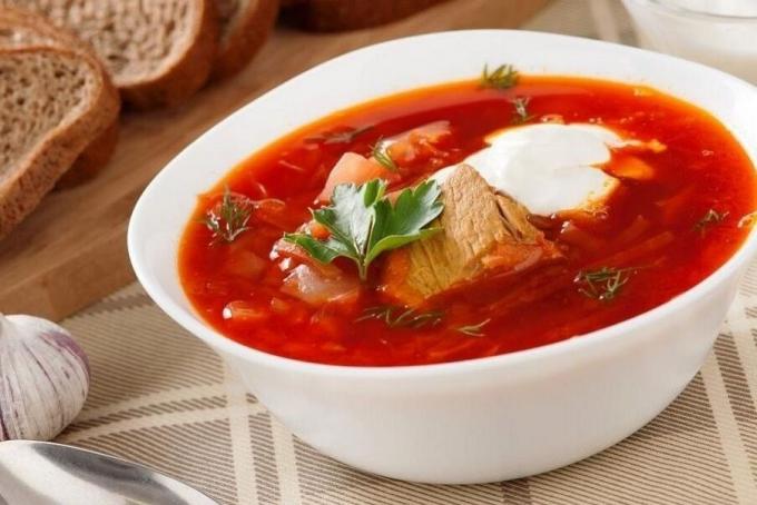 Som legger til suppe, slik at den produserer alltid en rik rød farge. Jeg deler din oppskrift