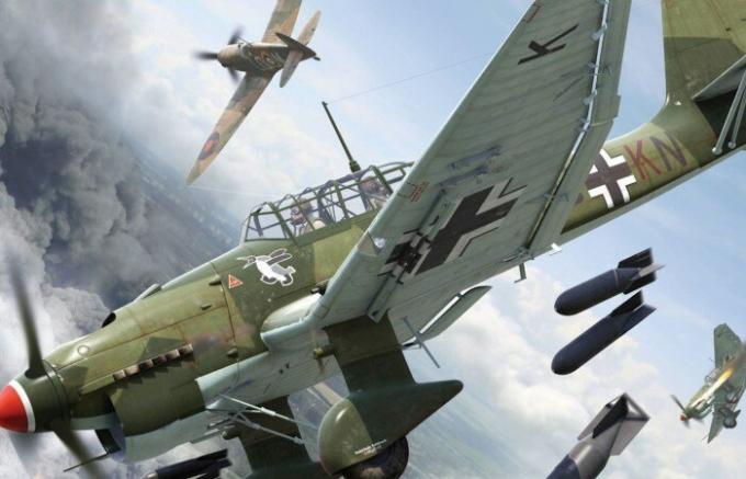 Hvorfor Junkers Ju 87 er ikke opptrekkbart landingsunderstell under flyging.
