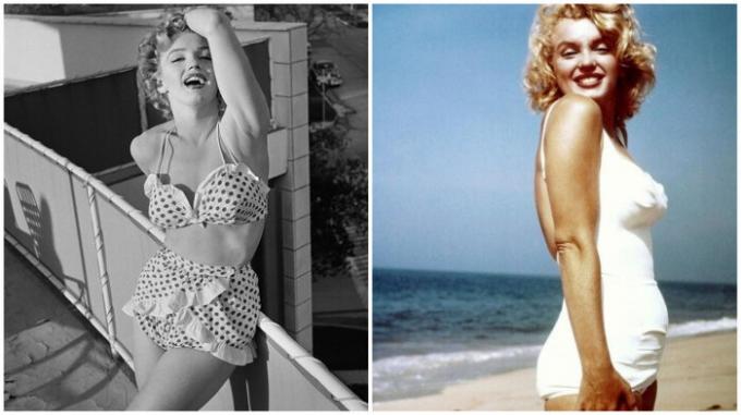 Selv Marilyn Monroe kunne ikke alltid opptre på en bikini ...