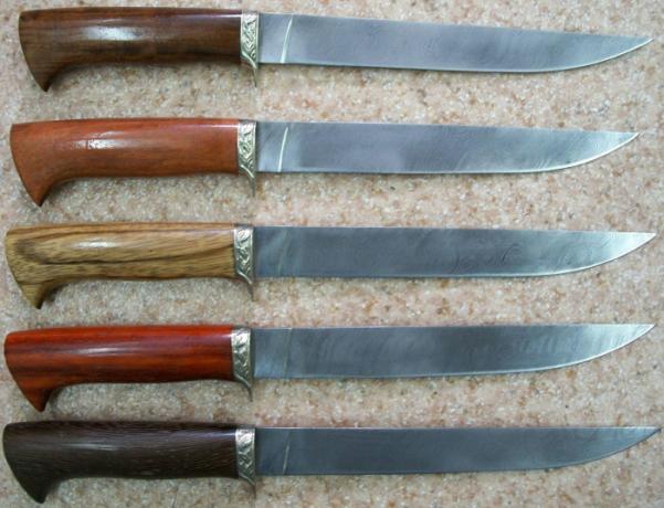 Knivene er laget av forskjellige stål. / Foto: specnazdv.ru.