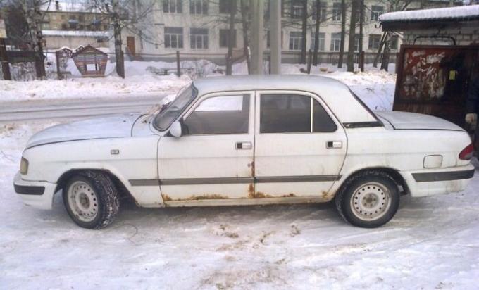 Body of GAZ-3110 er et trist syn. | Foto: drive2.ru.