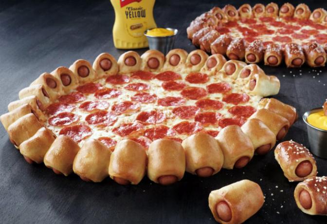 Hot dog pizza. | Foto: Mr. Reise Fitness.