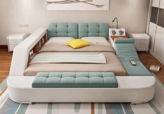 Kjøperen kan velge det nødvendige utstyret fantastisk seng