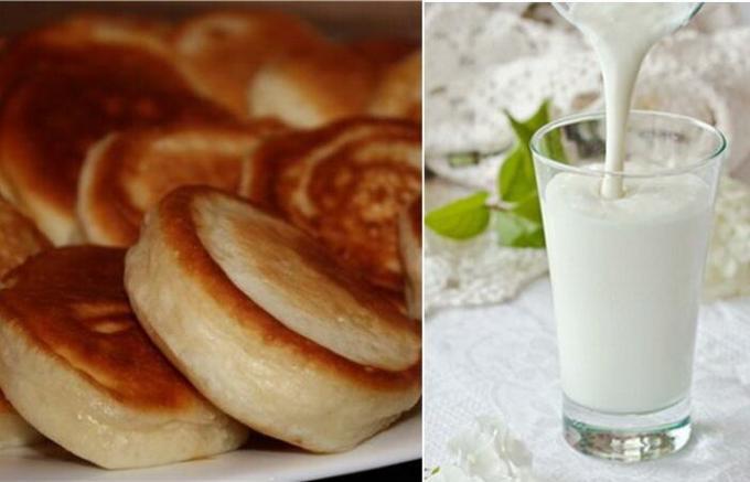 Hvordan å steke pannekaker på en frodig yoghurt uten egg.