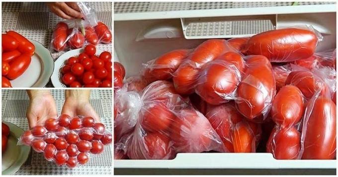 Metoden, som tillater meg å lagre tomater "frisk" for et år