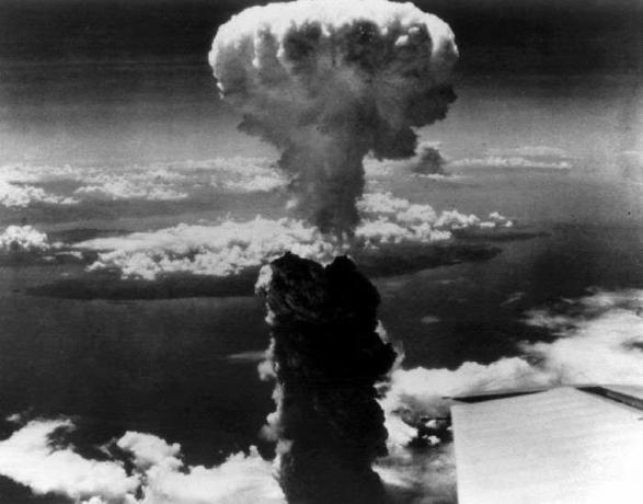 Atombomben over Nagasaki.