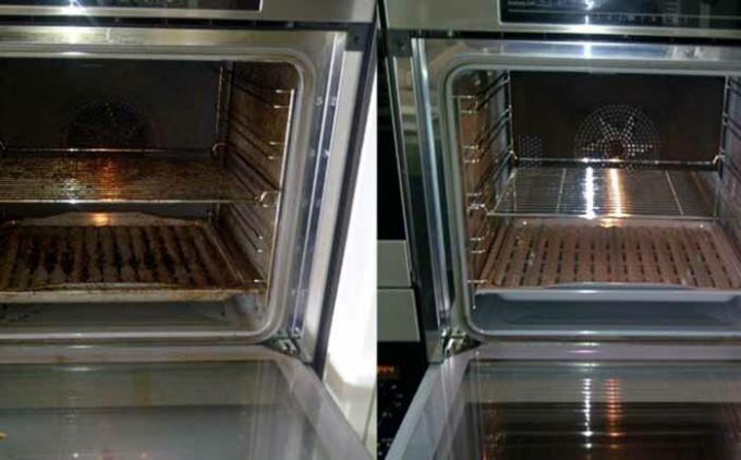 Den enkleste og mest effektive måte å rense ovnen for fett og sot 