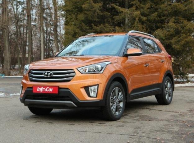 Den populære crossover koreanske Hyundai Creta var "en overraskelse". | Foto: hyundai-creta.infocar.ua.
