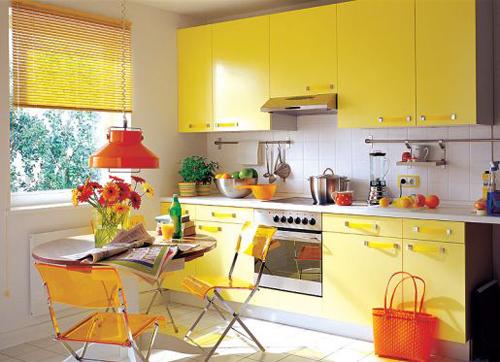 gult kjøkken