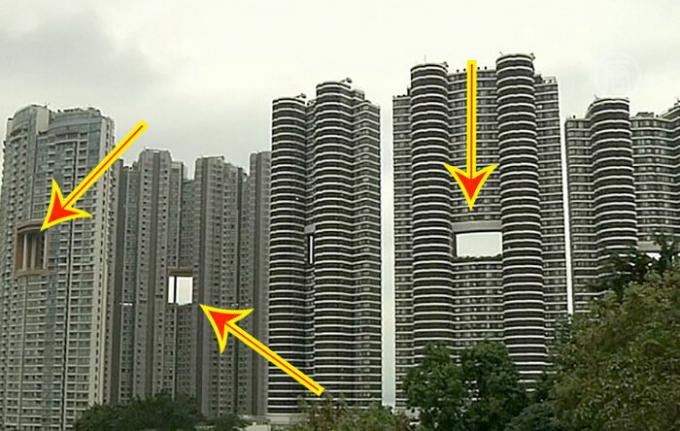 Hvorfor bygge i Hong Kong "holey" skyskrapere