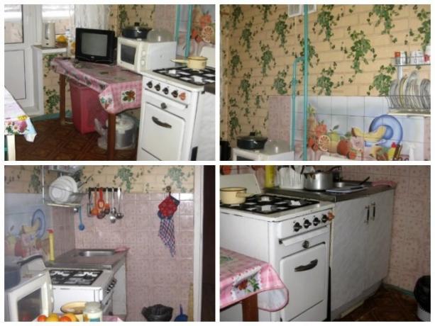 Slik var mors kjøkken, som besluttet å fullstendig renovere. | Foto: youtube.com.