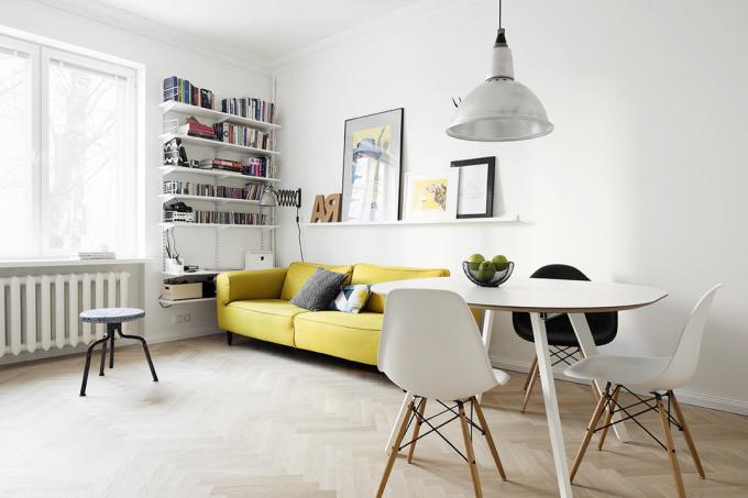 Interiøret i uken: odnushka 34 m² i skandinavisk stil