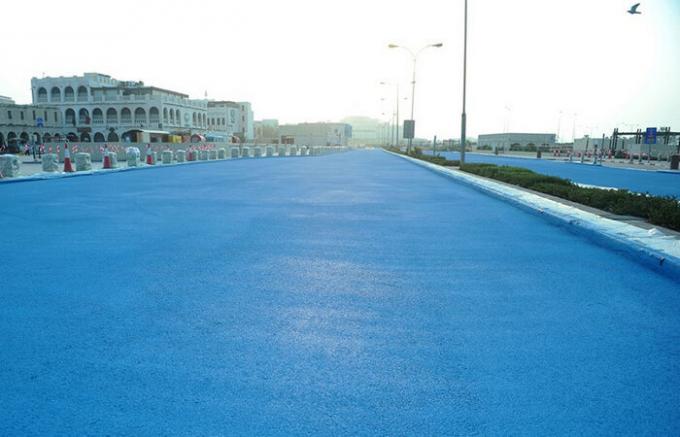 Hvorfor Qatar myndigheter krever male asfalt i blått