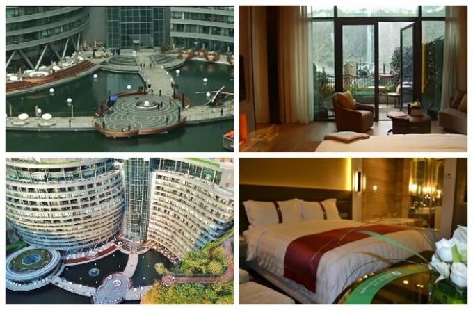 Den underjordiske hotellkomplekset Songjiang Intercontinental er der for å slappe av.