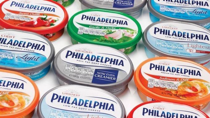 Cheese "Philadelphia" som over hele verden. Men du kan gjøre noe verre enn hjemme.